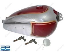BSA A7 Stantuffo 500 Cromo Marrone Serbatoio + Cap Rubinetto Stella Doppia D'Oro