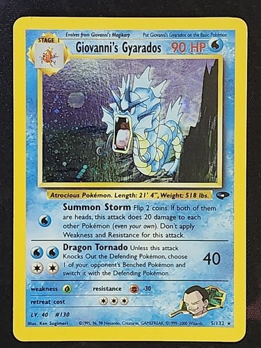 Pokemon giovanni gyarados - giovanni's,