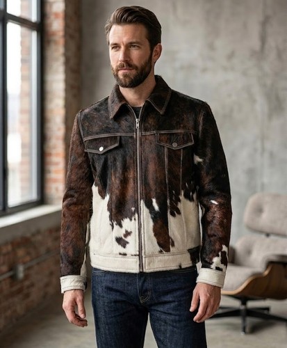 Men genuine cowhide leather - genuine,