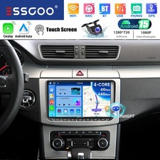 Autoradio 4+64GB per Golf 5 6 Plus Passat Tiguan Touran EOS Navi RDS GPS KAM FM