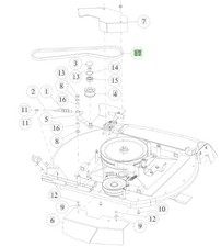 Cinghia trattorino tagliaerba