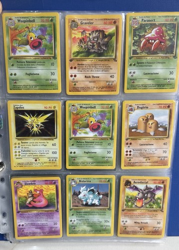 Lotto carte pokemon vintage - lotto,