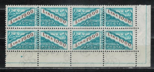 Pacchi postali lire 1000 - lire, san