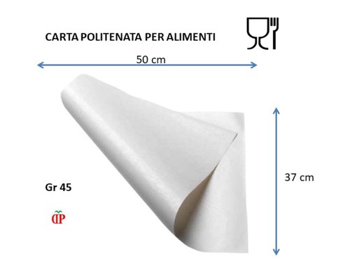 Carta politenata per - carta, alimenti