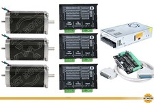 ACT MOTOR 3 assi Nema23 CNC kit 23HS2430B motore passo passo 3A 112mm 425oz-in DM542 3Nm