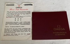 Omega Moonwatch 145.0022 861 International Guarantee compilata e timbrata