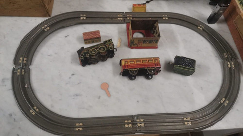Gioco vintage latta trenino - gioco,