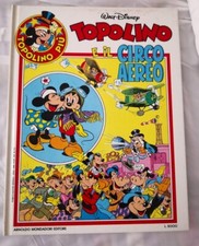 FUMETTO CARTONATO TOPOLINO PIU'  N°2 TOPOLINO E IL CIRCO AEREO MONDADORI 1983
