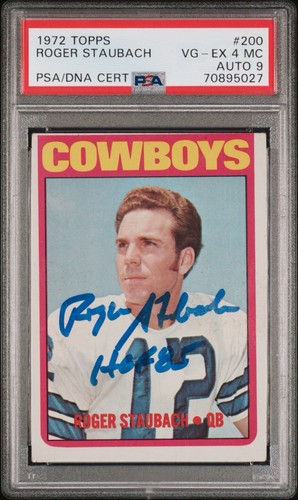 1972 topps roger - topps, staubach