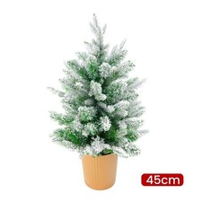 ALBERO DI NATALE MINI EFFETTO INNEVATO DIM. 45 CM SINTETICO ALBERELLO CON VASO