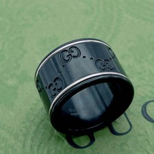 Gucci icona anello largo oro - gucci,