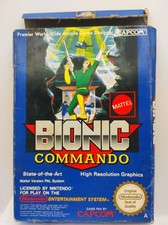 Bionic Commando NES Nintendo Entertainment System PAL A ITA No Manuale