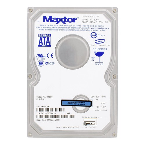 Disk maxtor 320gb diamondmax - maxtor,