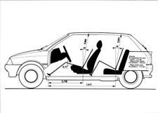 Foto Citroën, auto, sezione schematica, volumi di caricamento - 10760165