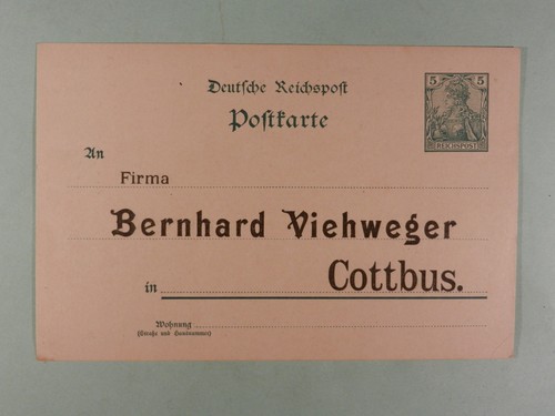 Reich germania intero - dt.,