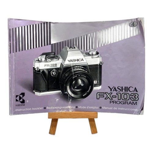 Yashica 103 program - yashica, manuale