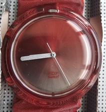 NOS POP Swatch Orologio Vintage Al Quarzo Funzionante 39,9 mm PMR100
