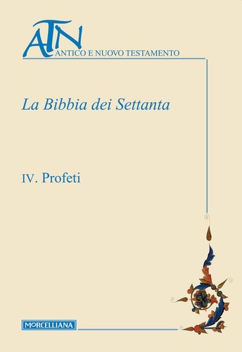 Bibbia dei settanta vol - la,