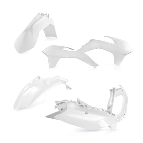 Acerbis kit plastiche bianco - kit,
