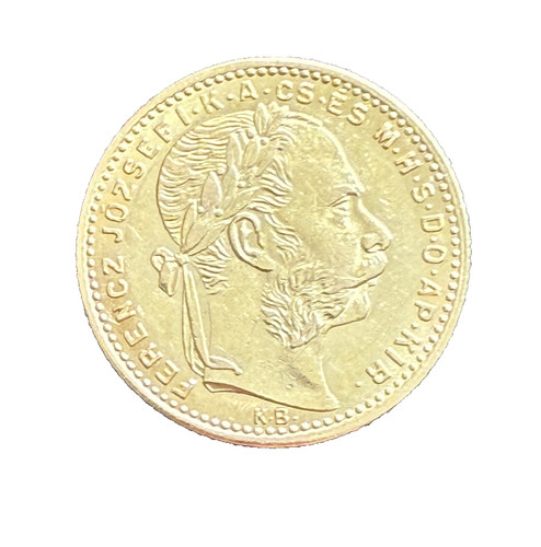 Ungheria 1883 oro franchi 8 - 1883,