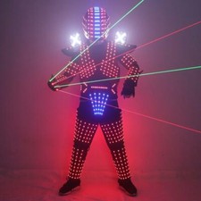Robot led costume - robot, adulti
