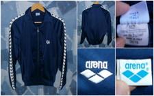 ARENA FELPA GIACCA TUTA HIPSTER FASHION GABBER VINTAGE BLU 162 MADE IN ITALY (S)