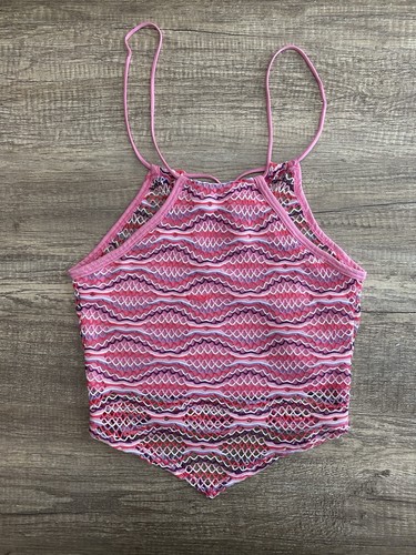 Top donna maglia uncinetto