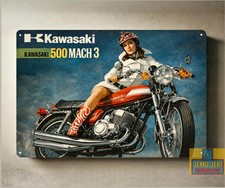 Poster metallo per moto - poster, in