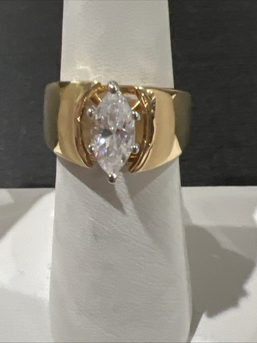 Anello zirconi pietra - , lucida