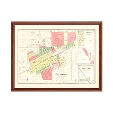 Vecchia mappa di Colchester