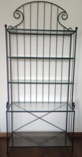 libreria stile provenzale vetro e ferro battuto