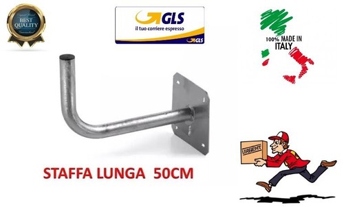 Staffa pipa lunga 50cm per - staffa, a