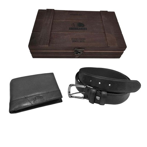 Set uomo pelle cintura e - set,
