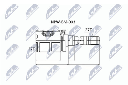 Nty kit giunti albero motore - nty,