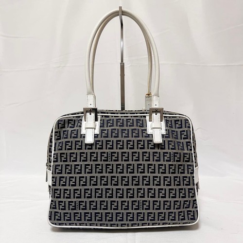 Fendi zucca canvas leather - canvas,