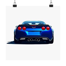 Poster C6 Z06 Wall Art Stampa