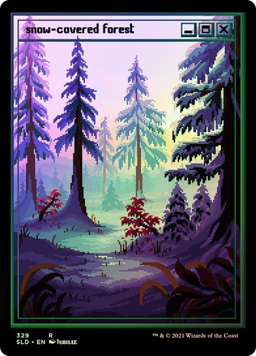 Mtg foil snow covered - , snow-covered