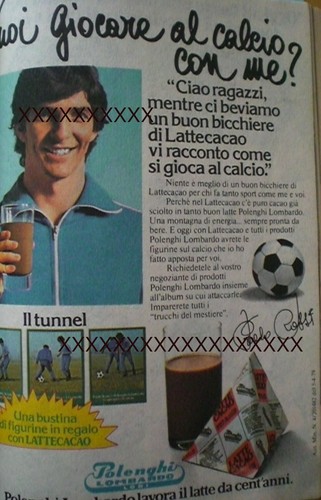 Paolo rossi pubblicita - rossi:, pubblicita'