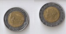 Italia 500 lire 1989