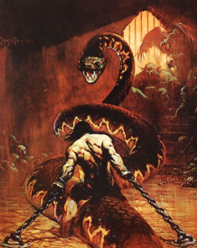 1975 frank frazetta poster - frank,
