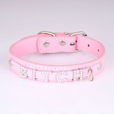 Collare girocollo personalizzato in pelle Pu BDSM regalo gioielli PREY collana fai da te O9