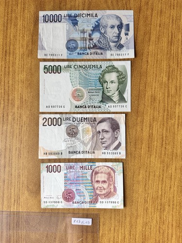 Lotto banconote lire - banconote,