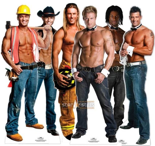 Chippendales lifesize cartone - lifesize,