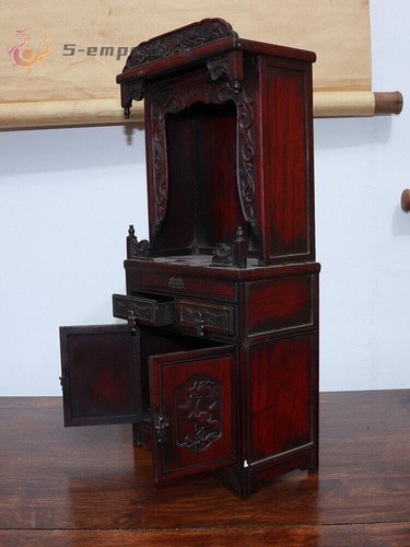 Old rosewood buddhist - rosewood, altar