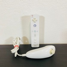 Controller WiiMote con Motion Plus e Nunchuck ORIGINALE Nintendo WII Bianco