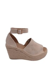 ZEPPA DONNA CON FIBBIA ALLA CAVIGLIA TACCO POSTERIORE 10 CM CIRCA ANTERIORE ...