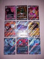 Lotto 9 Carte Pokemon Ita Rare Holo Ex Full Art Vari Set Scarlatto E Violetto 