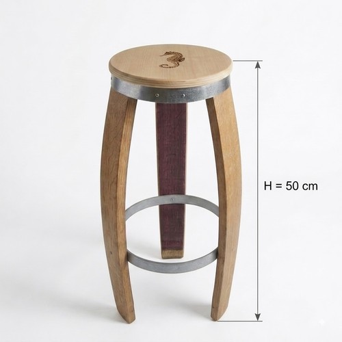 Sgabello doghe barrique - 50,