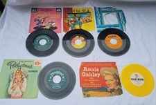 Lot of 5 Vintage Children's 45