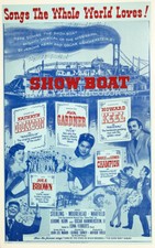 SHOW BOAT Benton window card